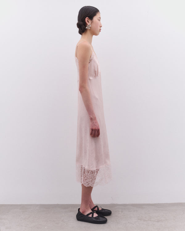 Simone Rocha - Women’s Lace Trim Slip Dress - (Blush)