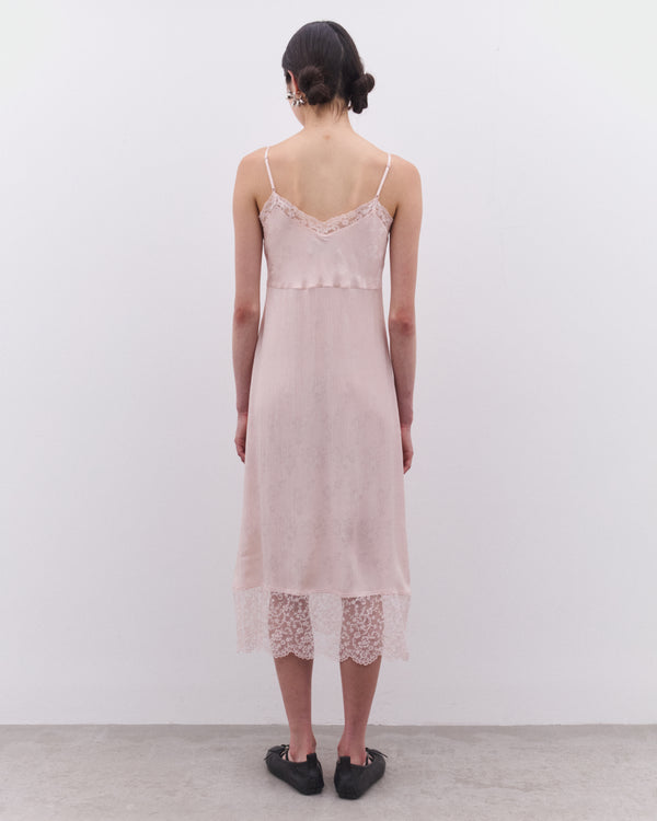 Simone Rocha - Women’s Lace Trim Slip Dress - (Blush)