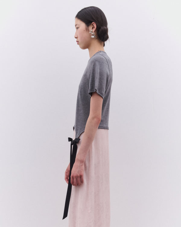 Simone Rocha - Women’s Easy Short Sleeve T-Shirt - (Grey Marl)