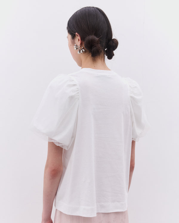 Simone Rocha - Women’s Puff Sleeve T-Shirt - (White)