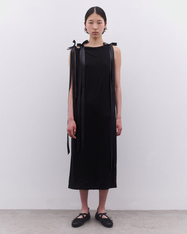Simone Rocha - Women’s Ribbon Strap Dress - (Black)