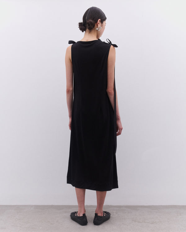 Simone Rocha - Women’s Ribbon Strap Dress - (Black)