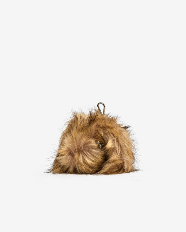 Simone Rocha - Women’s Faux Fur Hare Coin Purse Bag Charm - (Brown)