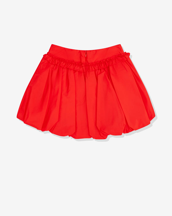 Simone Rocha - Women’s Bubble-Hem Mini Skirt - (Red)