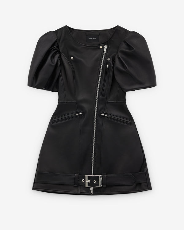 Simone Rocha - Women’s Sculpted Biker Dress - (Black)