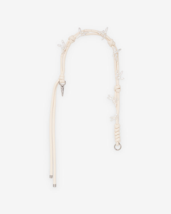 Simone Rocha  - Women's Crystallised Rope Belt - (Pearl/Ivory)