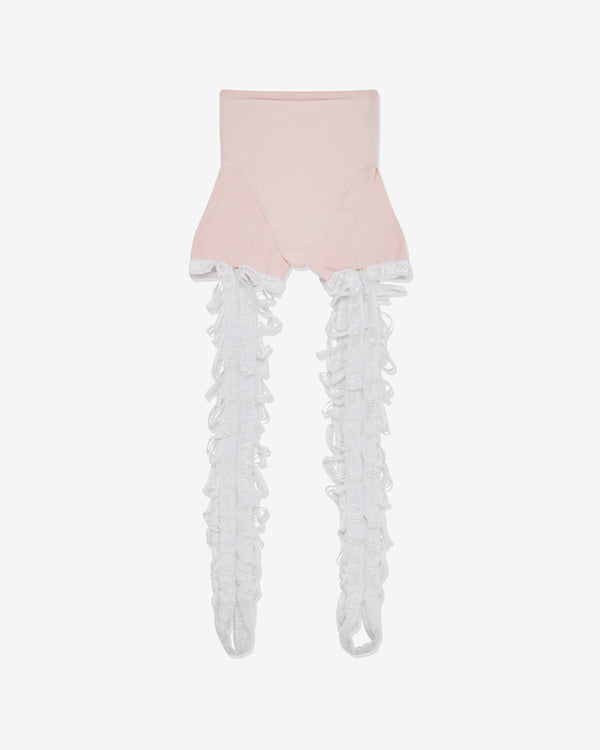 Sinead O'Dwyer - Women's Shibari Tights - (Baby Pink/White)