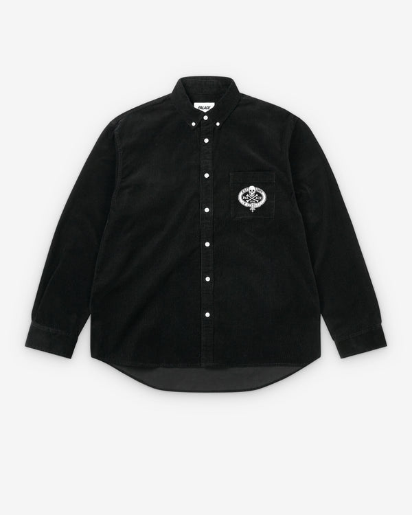 Palace - Men's Skull Crest Cord Shirt - (Black)