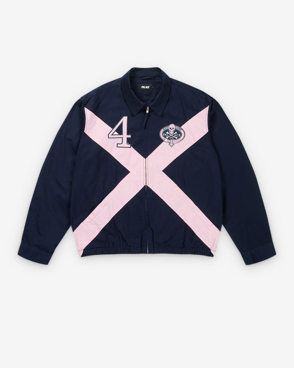 Palace - Men's Skull Crest Harrington - (Navy)