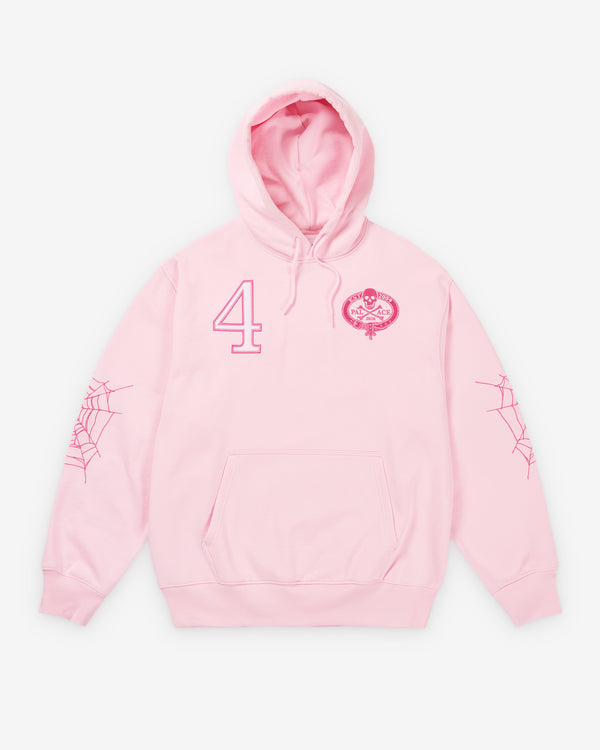 Palace - Men's Skull Crest Hood - (Chill Pink)