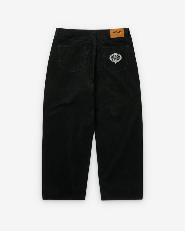 Palace - Men's Skull Crest P90 Baggy Cord - (Black)