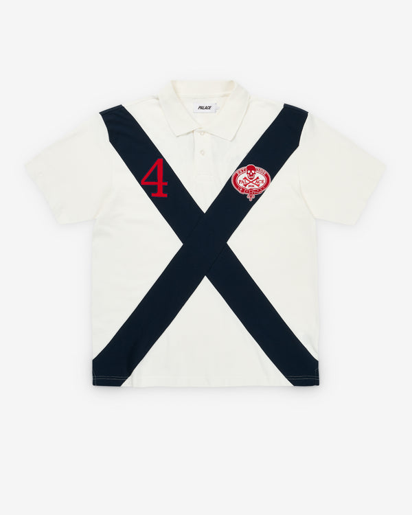 Palace - Men's Skull Crest Polo - (White)