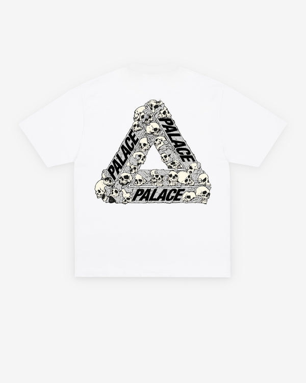 Palace - Men's Skull Tri T-Shirt - (White)