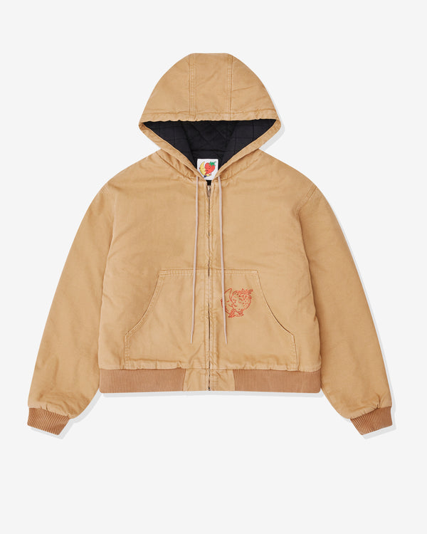 Sky High Farms - Unisex Sh4U Hooded Work Jacket - (Dark Beige)