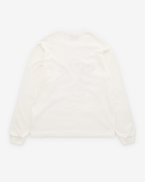 Small Talk - Men’s L/S Bear Tee - (Red Gingham)