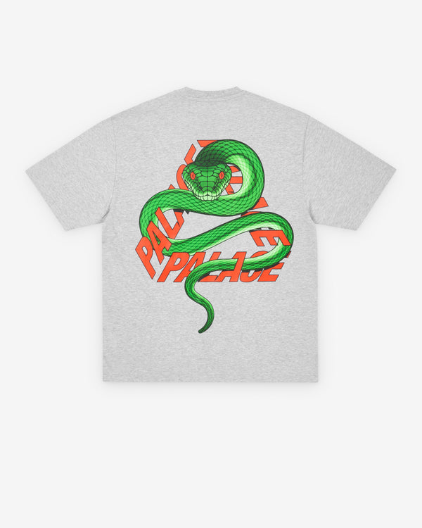 Palace - Men's Snakey P3 T-Shirt - (Grey Marl)