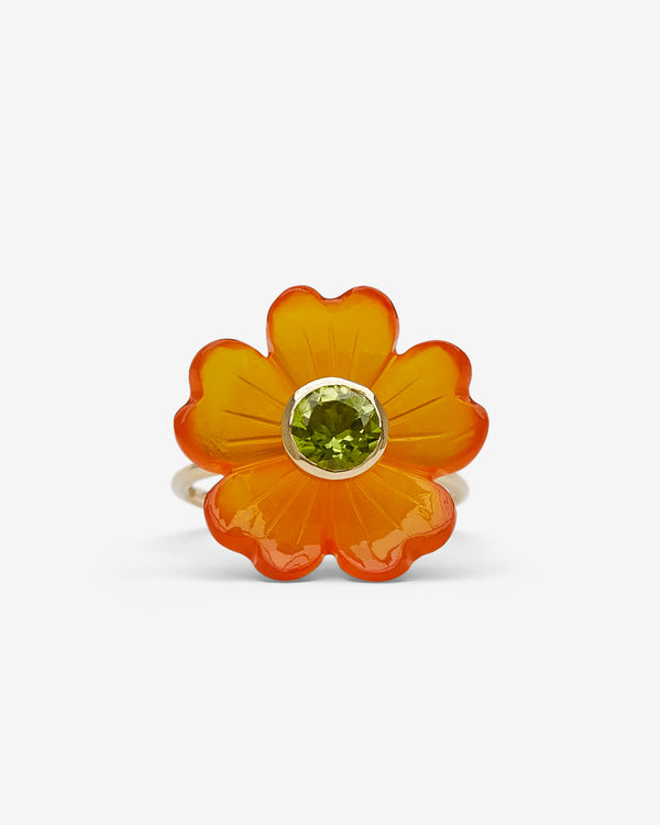 Sophie Joanne - Signature Flower Ring Big - (Gold)