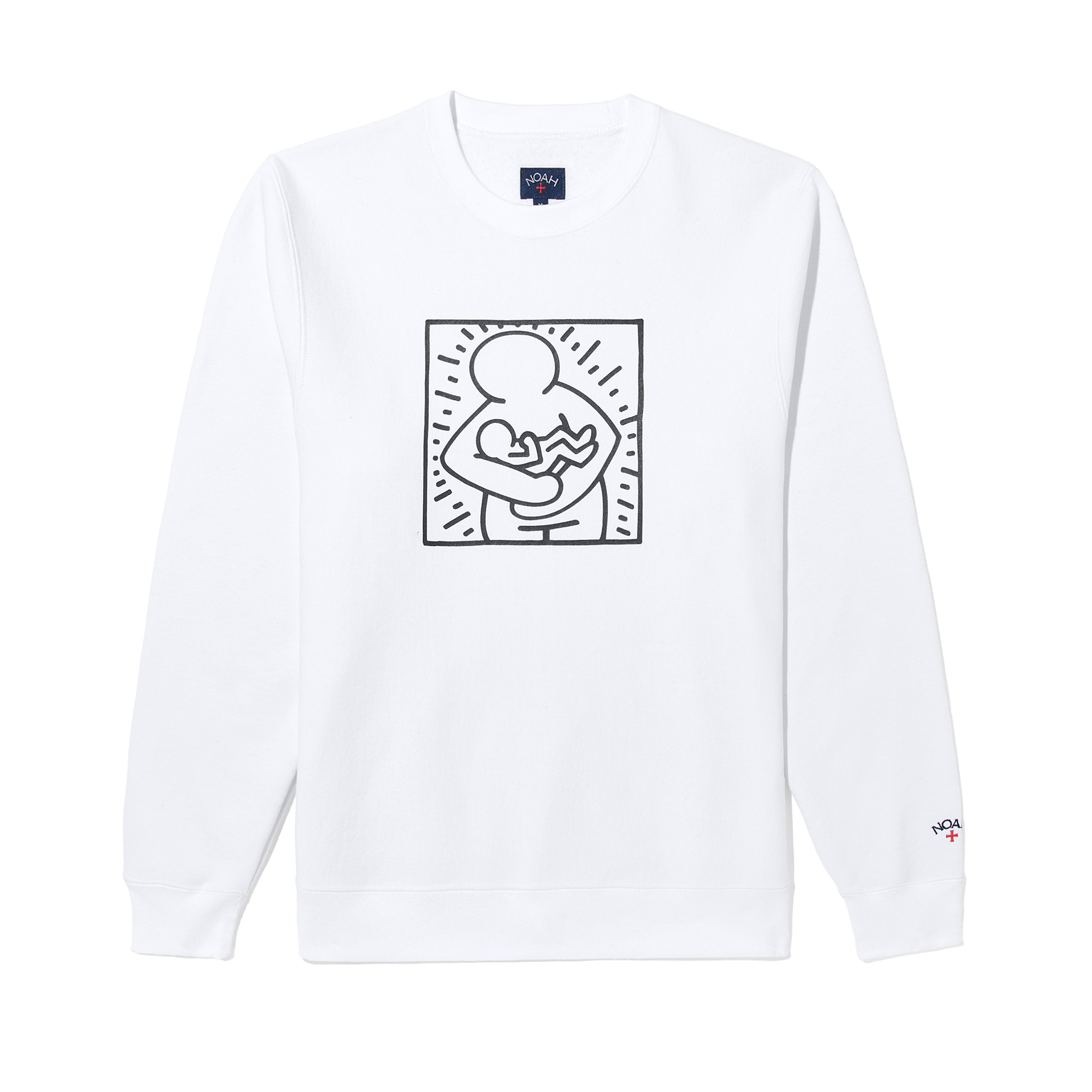 Noah - Keith Haring Men's Crewneck - (White)