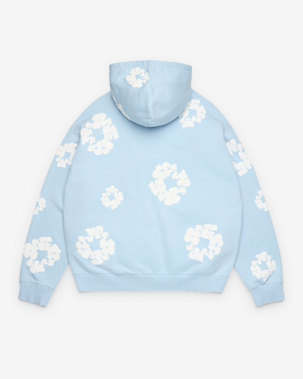 Denim Tears - Men's Powder Cotton Wreath Hoodie - (Blue)