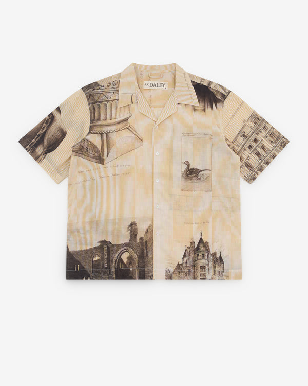 S.S. Daley - Men's Estate Printed Shirt - (Brown)