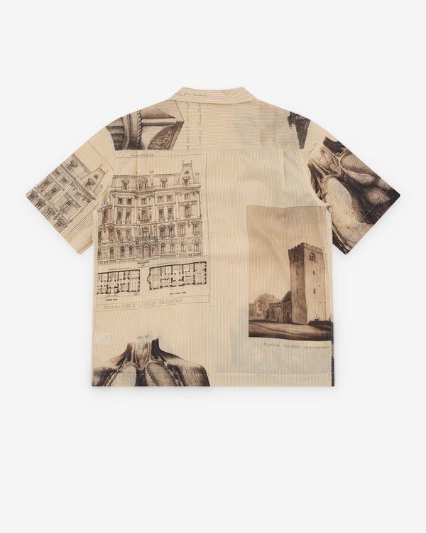 S.S. Daley - Men's Estate Printed Shirt - (Brown)