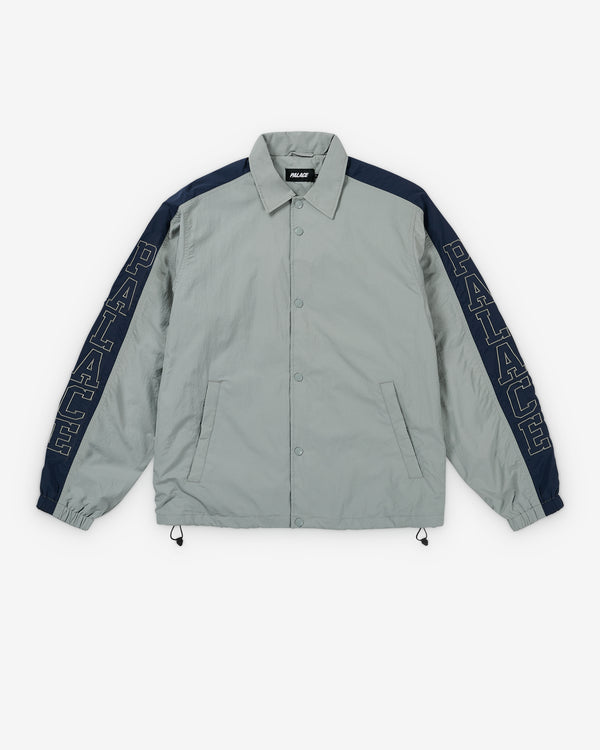 Palace - Men's Stacked Coach Jacket - (Grey)