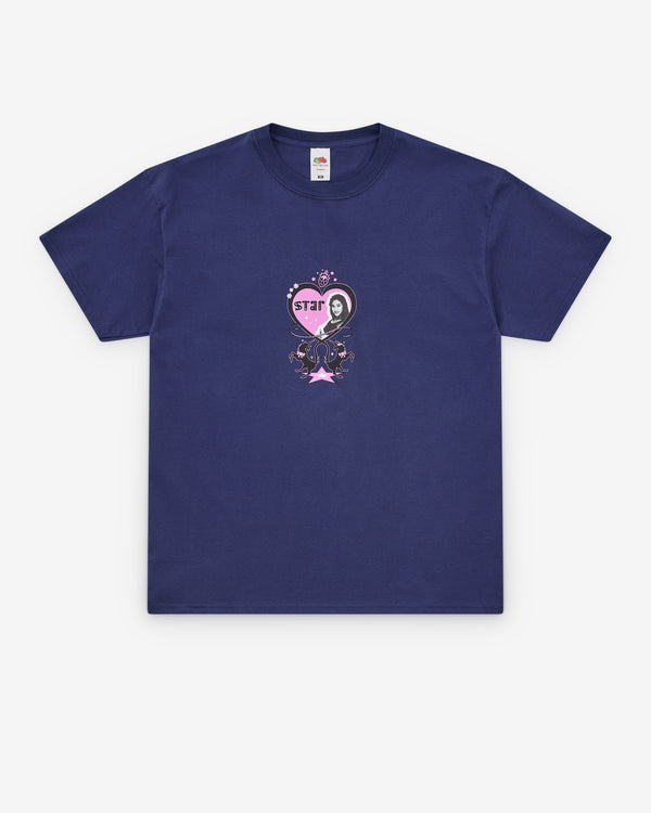 Star - Heart T-Shirt - (Navy)