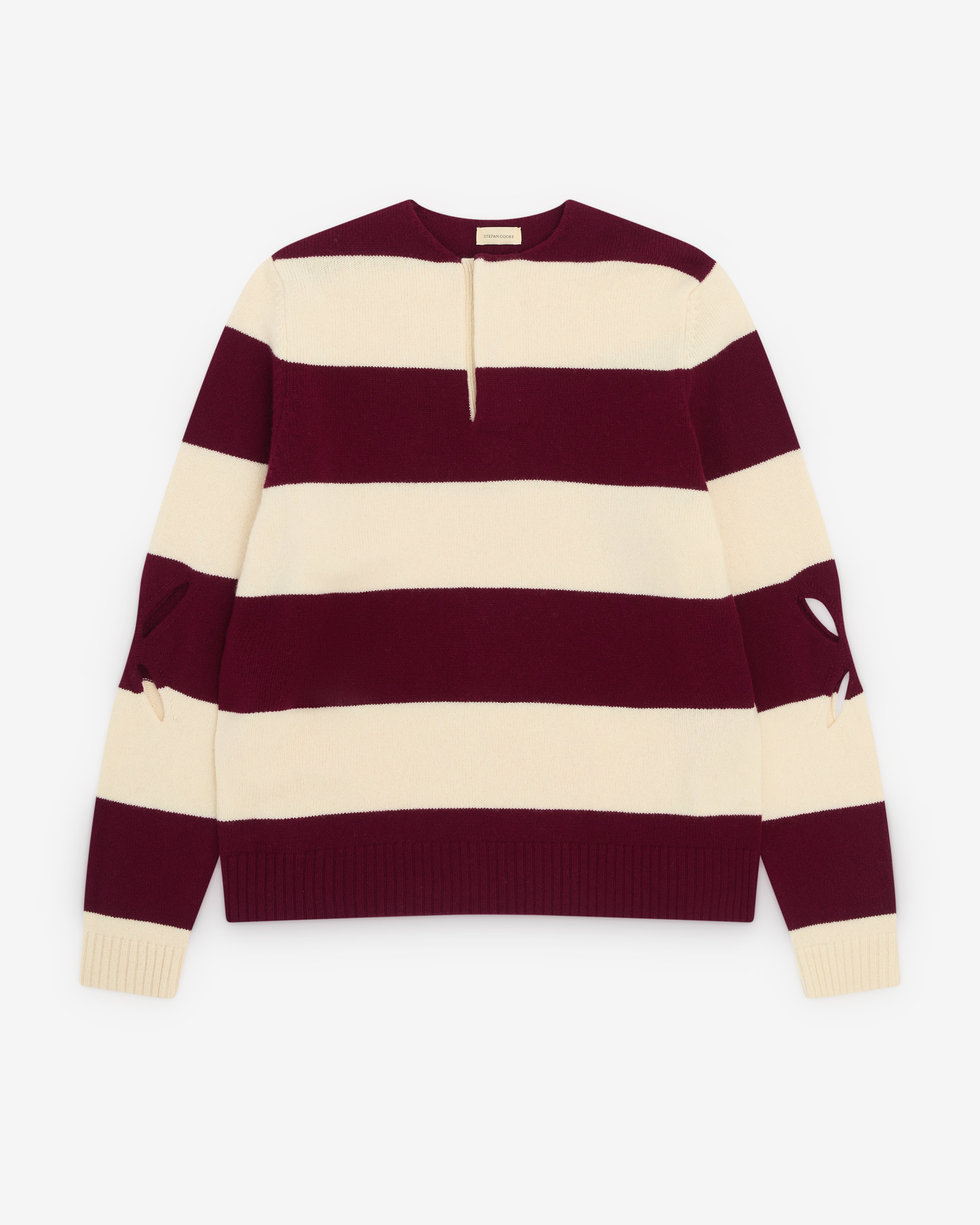 Stefan Cooke: Men's Rugby Knit (Maroon) | Dover Street Market London