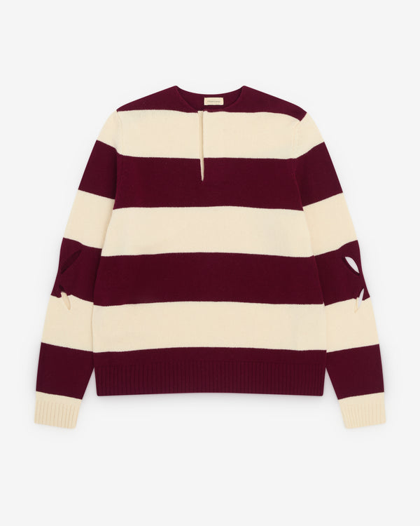 Stefan Cooke - Men’s Rugby Knit - (Maroon)