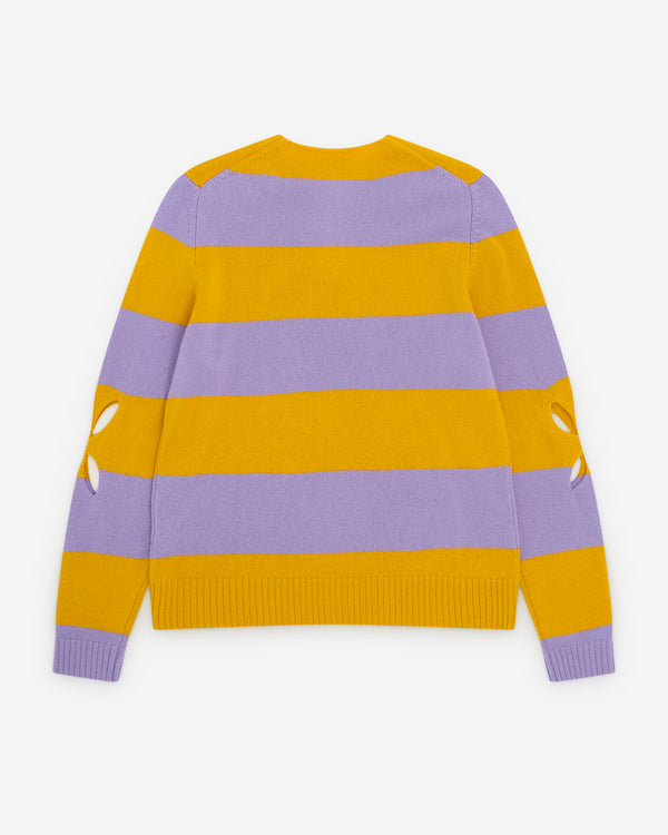 Stefan Cooke - Men’s Rugby Knit - (Yellow/Purple)