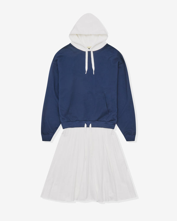 Stefan Cooke - Men's Hoodie Dress - (Navy/White)