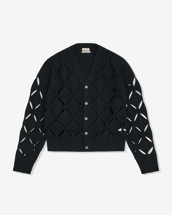 Stefan Cooke - Men's Slashed Cardigan - (Black)