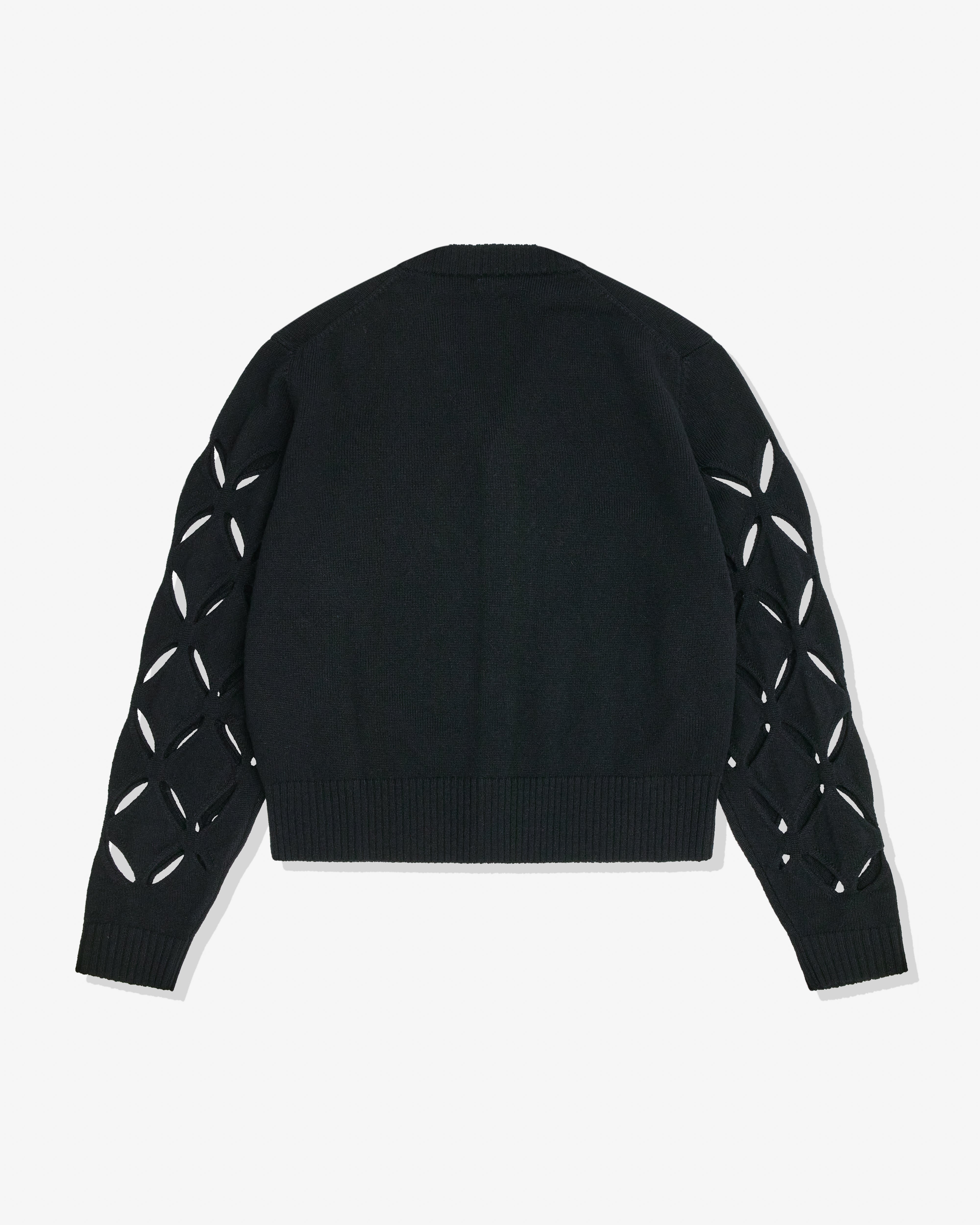 Stefan Cooke - Men's Slashed Cardigan - (Black)