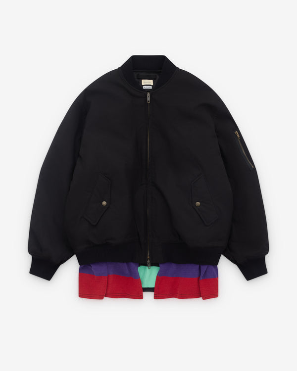 Stefan Cooke - Men’s Rugby Skirt Ma-1 Bomber - (Black)