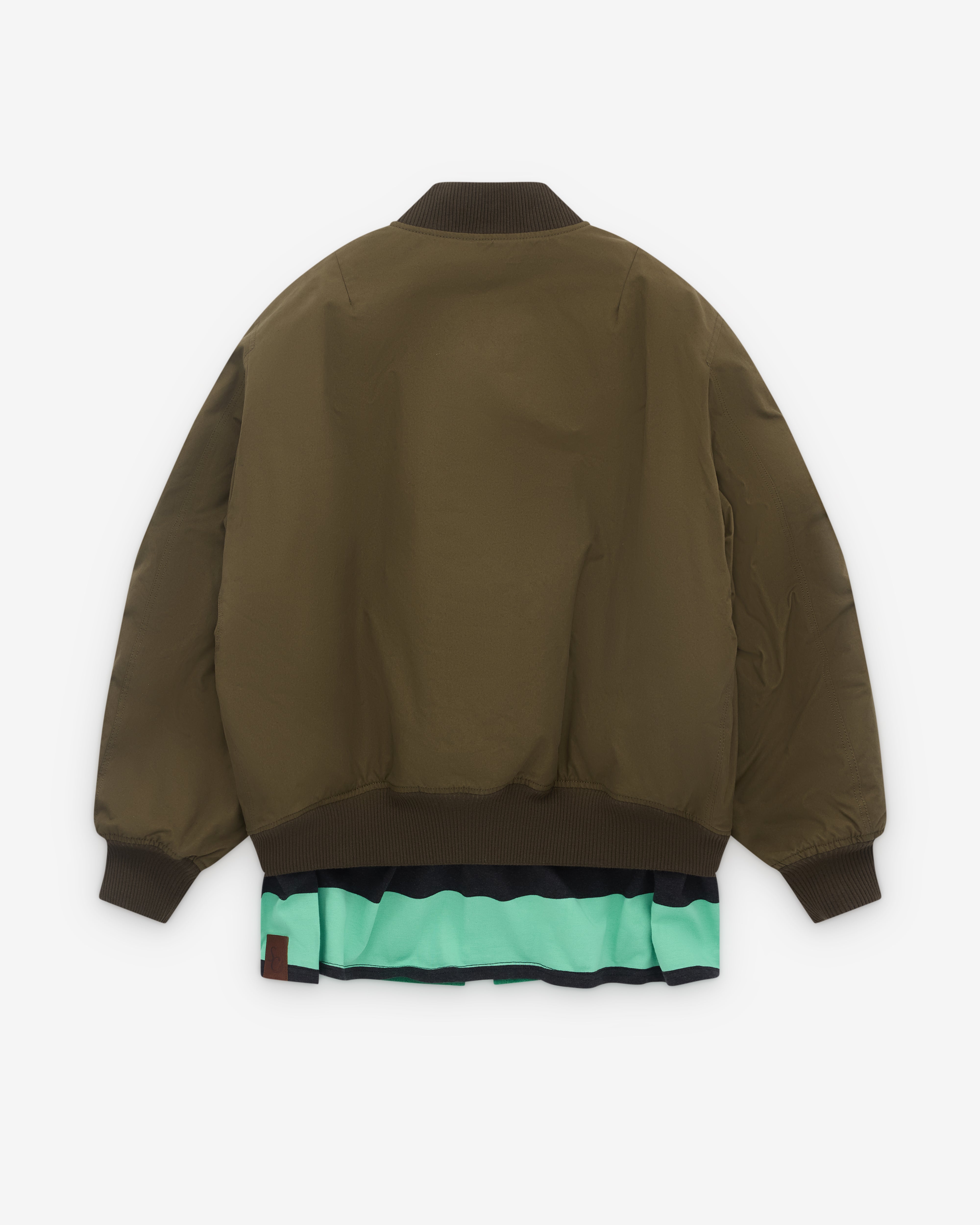 Stefan Cooke: Men's Rugby Skirt Ma-1 Bomber (Green) | Dover Street