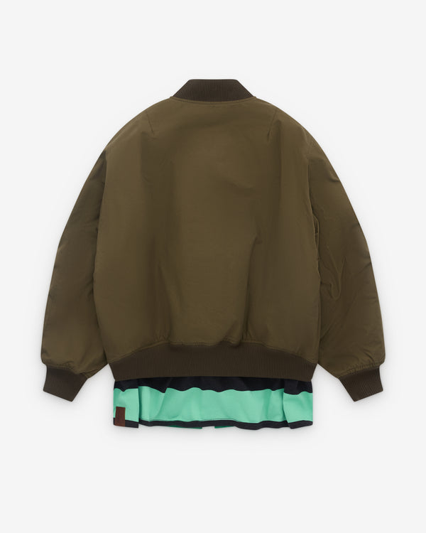Stefan Cooke - Men's Rugby Skirt Ma-1 Bomber - (Green)