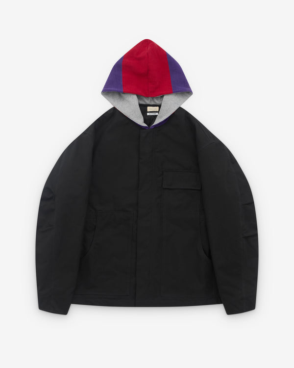 Stefan Cooke - Men’s Rugby Hood Work Jacket - (Black)