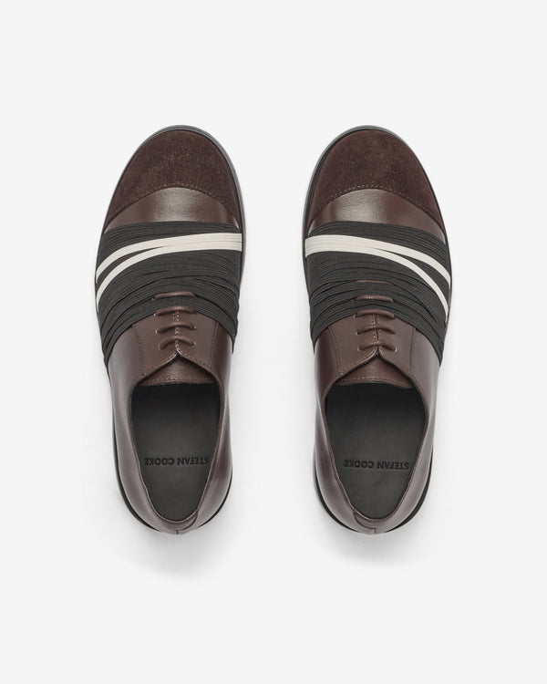 Stefan Cooke - Men's Elastic Biker Derby - (Brown)