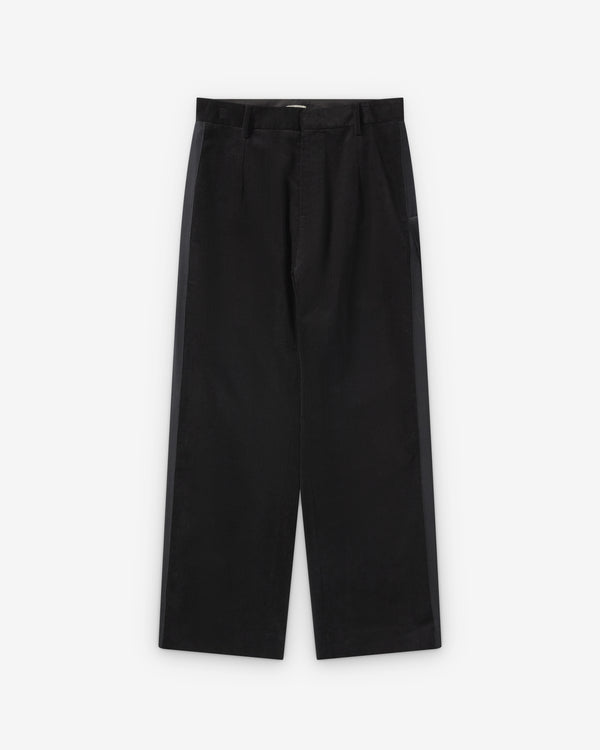 Stefan Cooke - Men's Corded Tux Trouser - (Black)