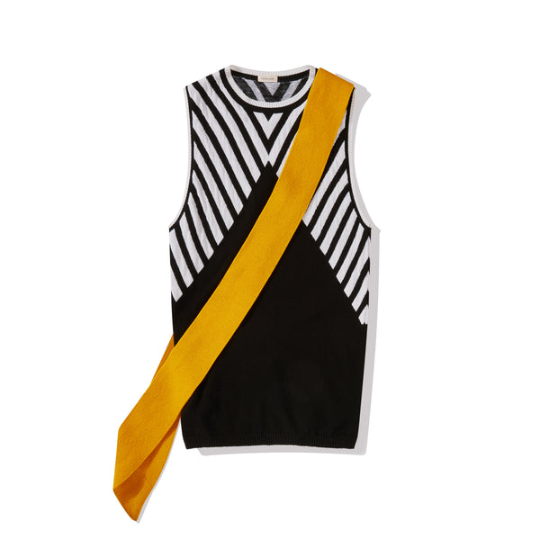 Stefan Cooke - Sash Vest - (Black/Yellow)