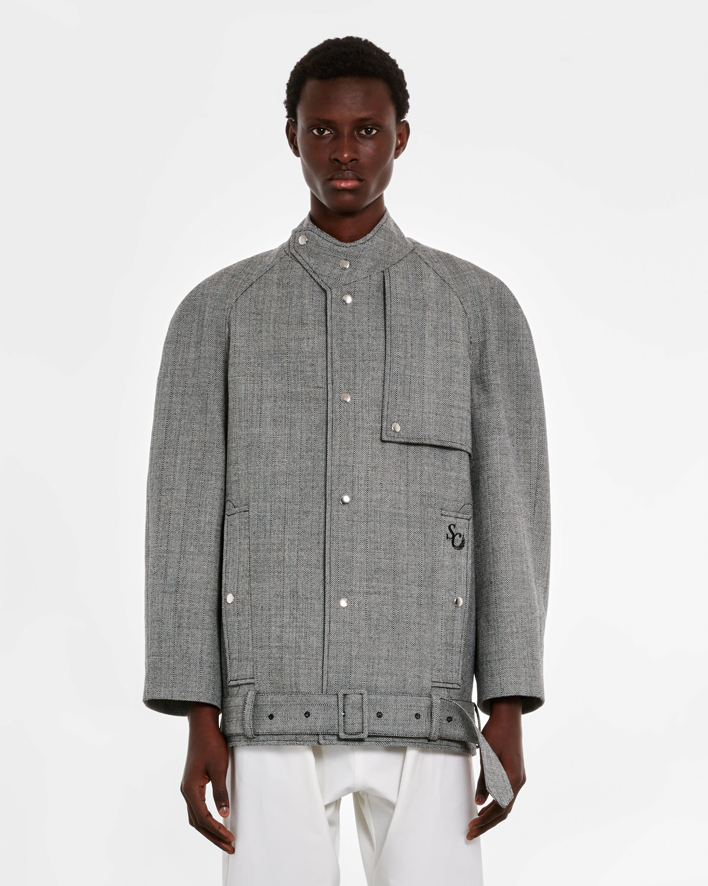 Stefan Cooke - Short Wool Coat - (Grey)