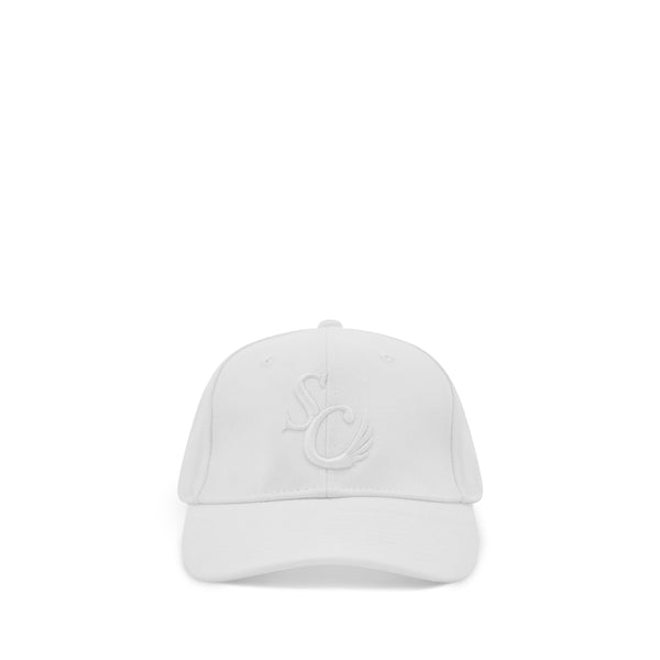 Stefan Cooke - Embroidered Monogram Cap - (White)