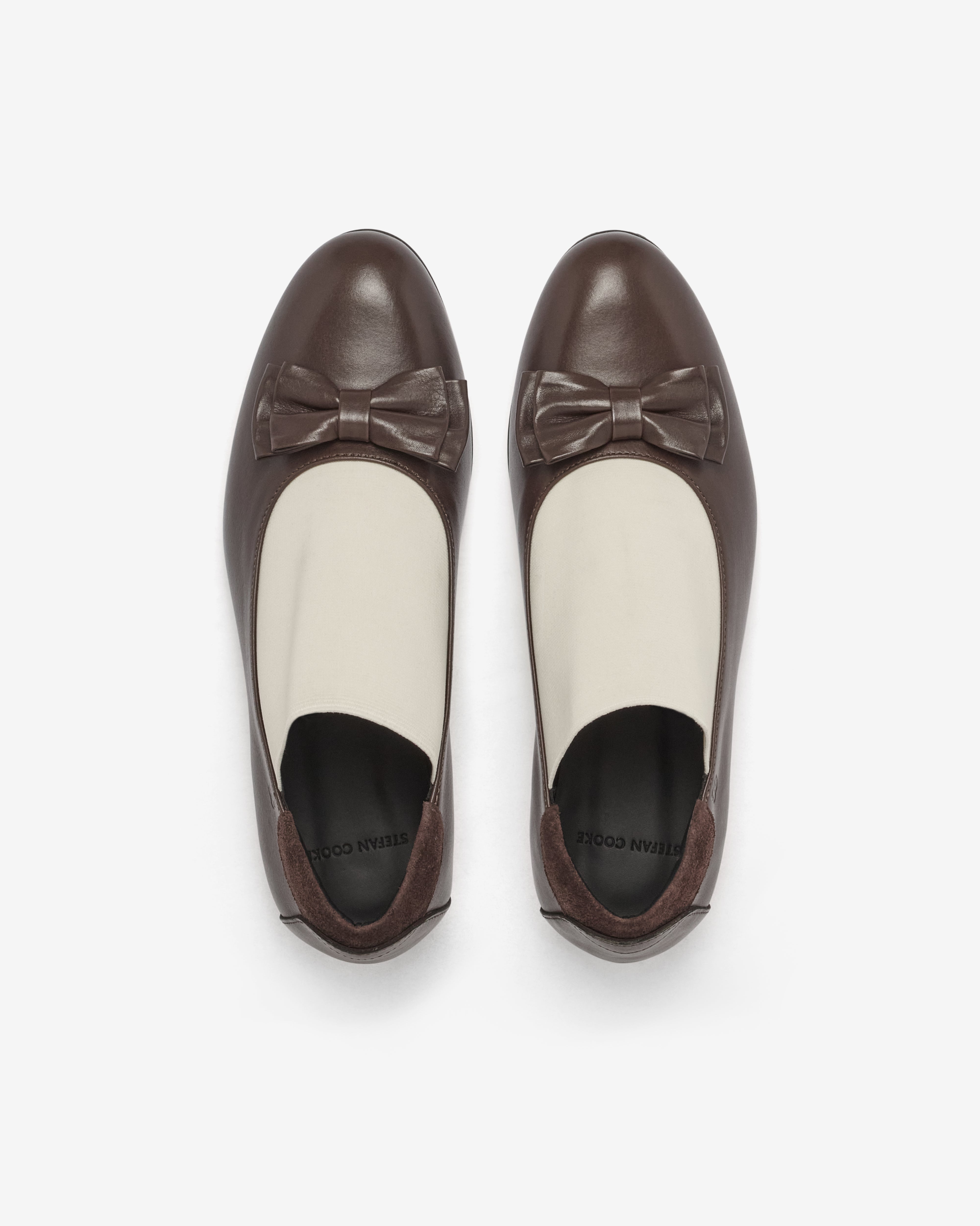 Stefan Cooke: Men's Elastic Opera Shoe (Brown) | Dover Street