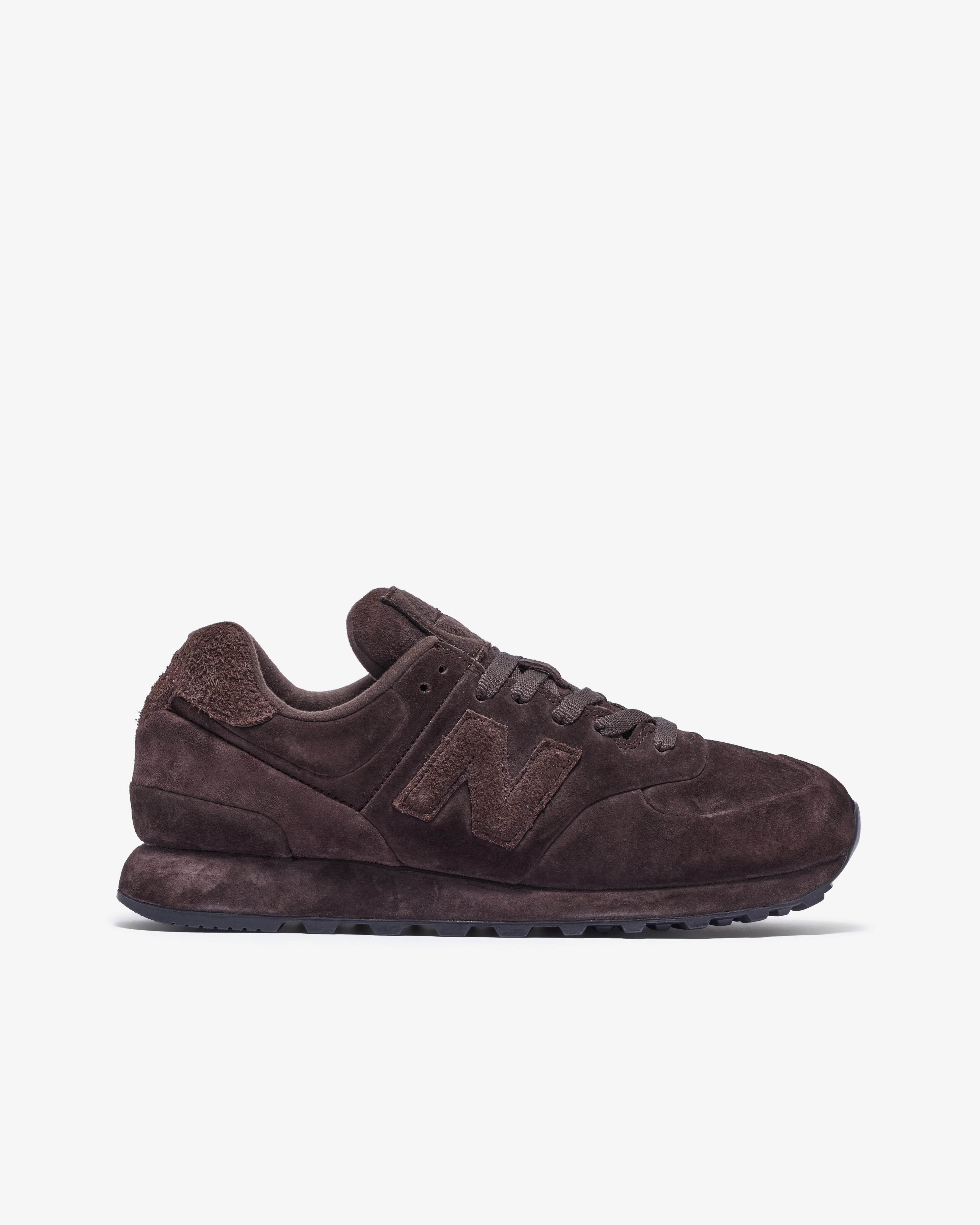 Stone Island: Men's New Balance Ghost 574 (Dark Brown) | DSML E-SHOP