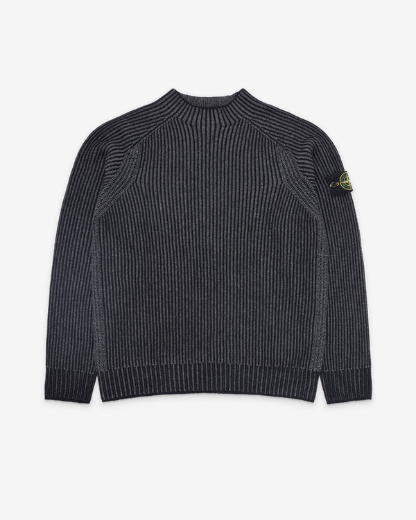 Stone Island - Men's Mock Neck Crew - (Faded Black)