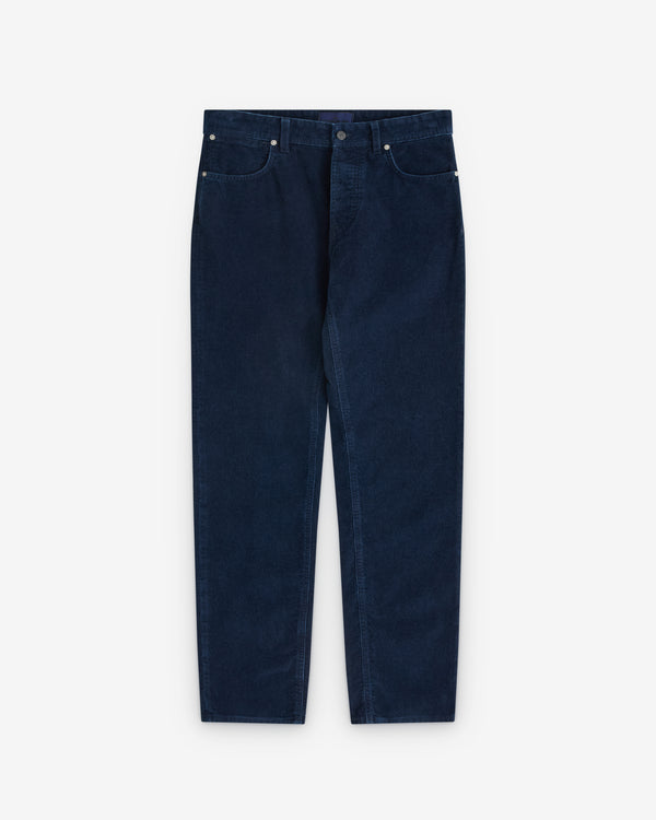 Stone Island - Men’s Corduroy Straight Leg Trousers - (Indigo)