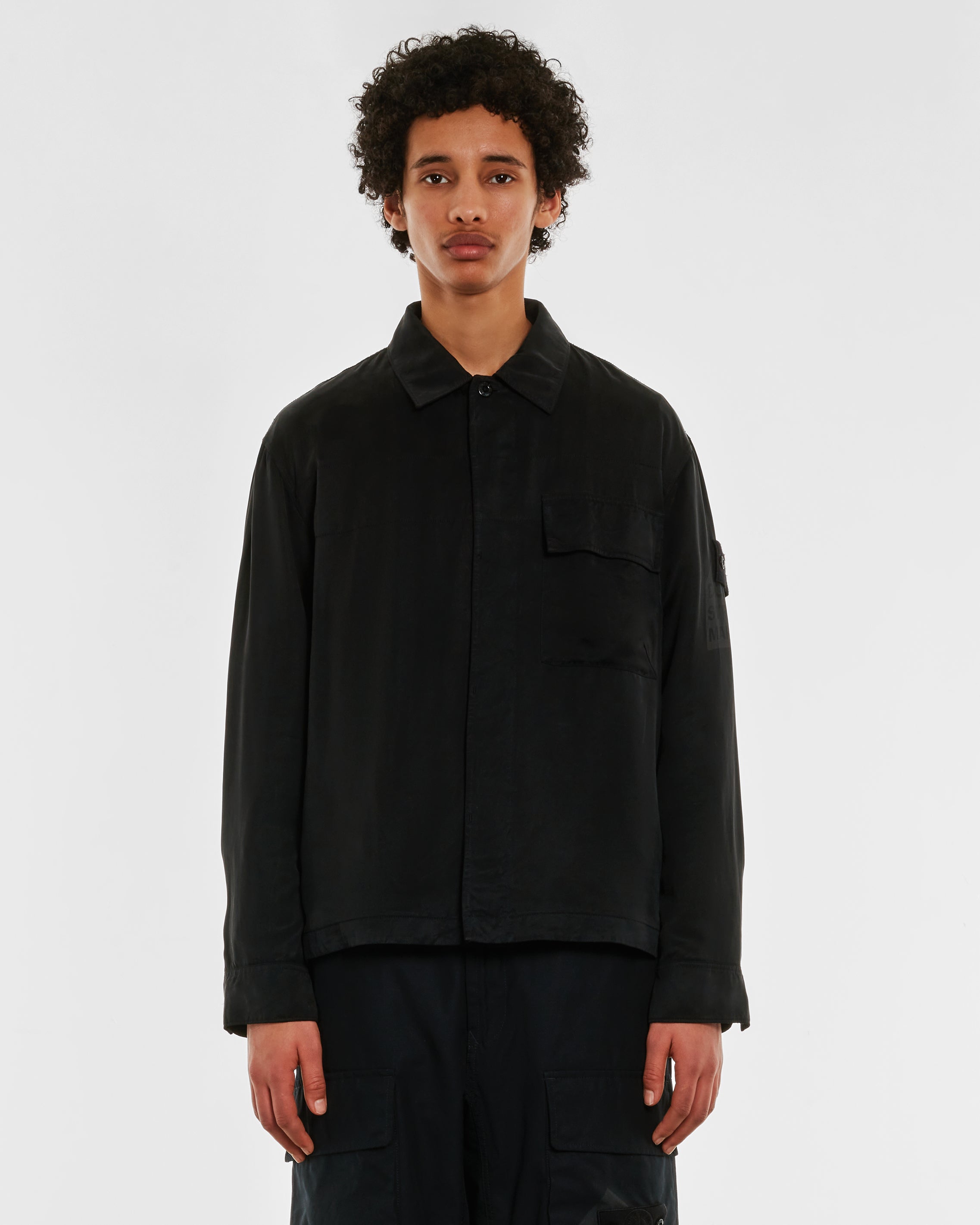 Stone Island - DSM Men's Ghost Piece Overshirt - (Black)