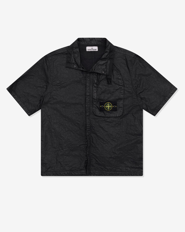 Stone Island - Men's 1/4 Shirt Badge - (Black)