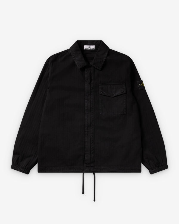 Stone Island - Men's Drawstring Shirt - (Black)