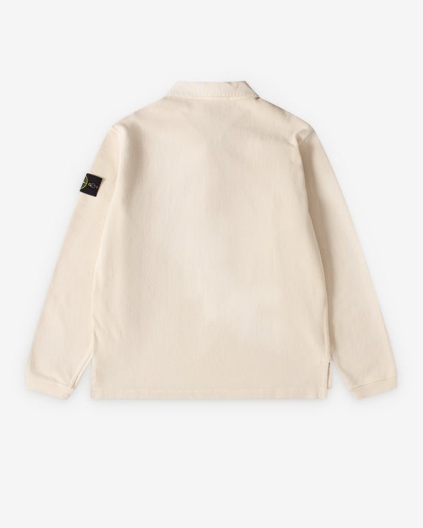 Stone Island - Men's Long Sleeve Polo - (Ivory)